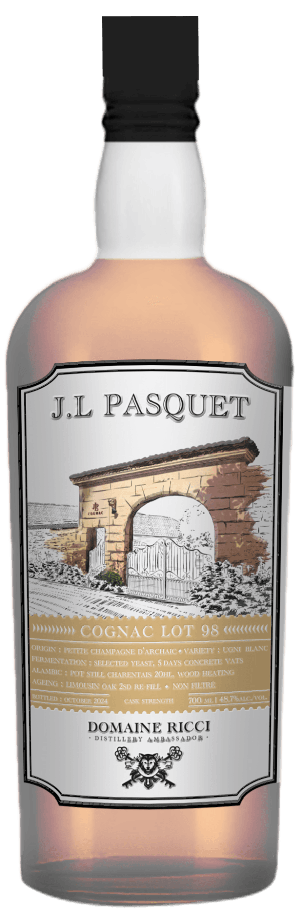 J.L PASQUET - COGNAC LOT 98