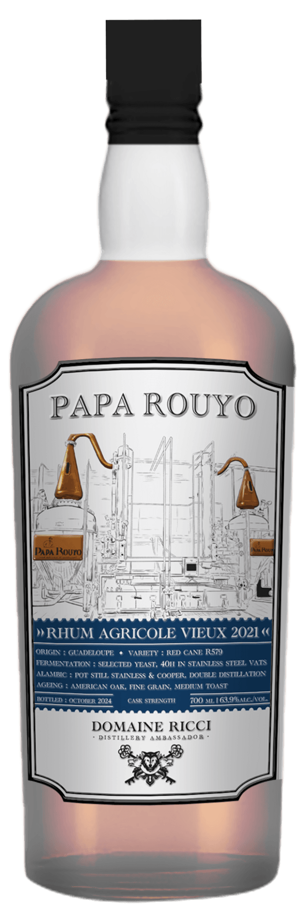 PAPA ROUYO - RHUM AGRICOLE VIEUX 2021